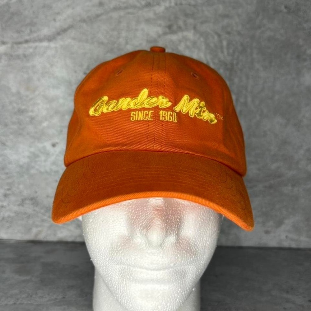 Gander Mnt‎ orange embroidered baseball cap hat adjustable OSFA  #loungewear